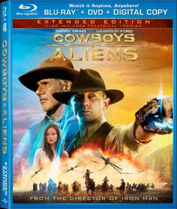 Cowboys & Aliens Blu-ray/DVD combo